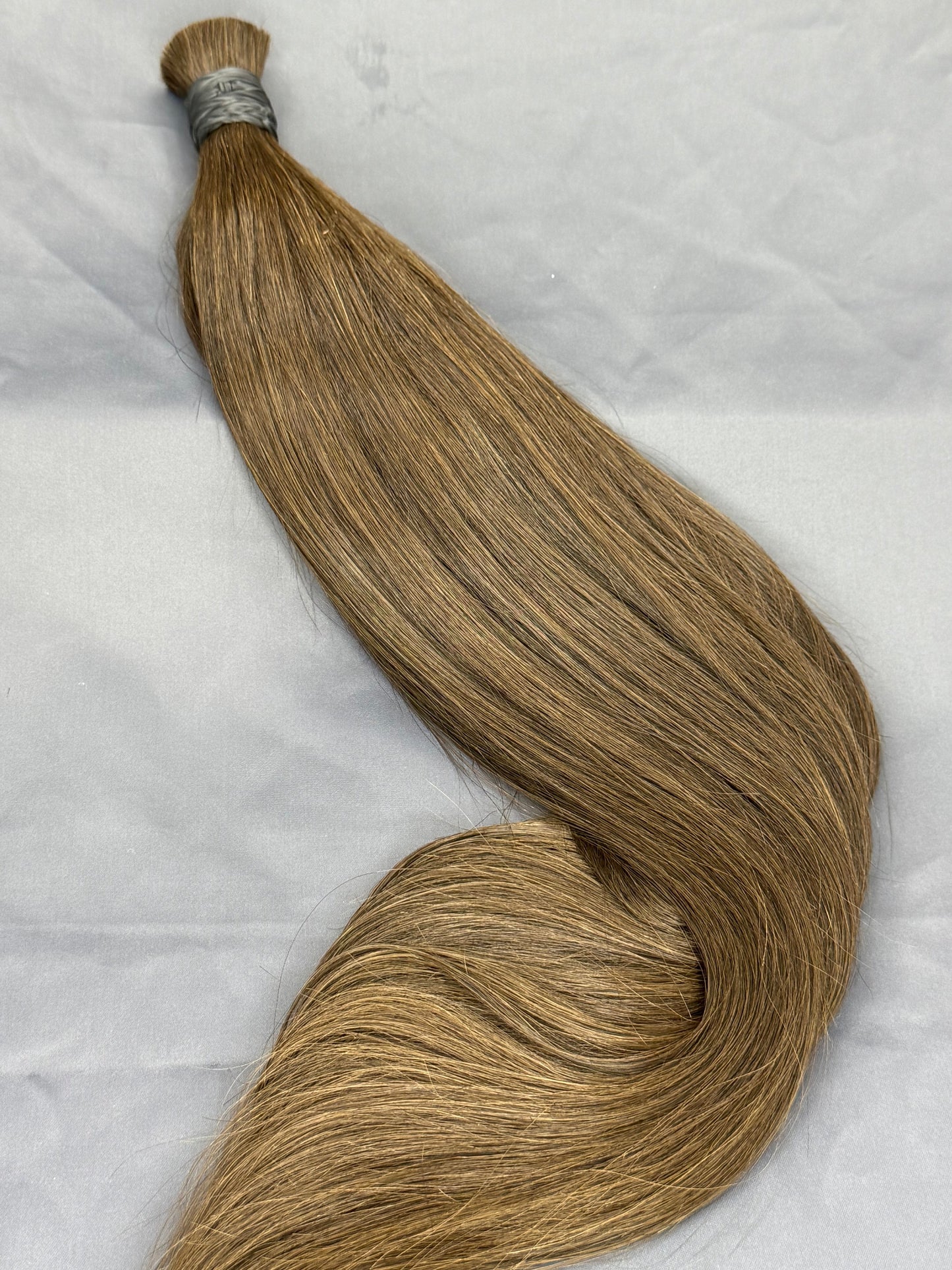 (#2) Dark Brown Bulk hair extension