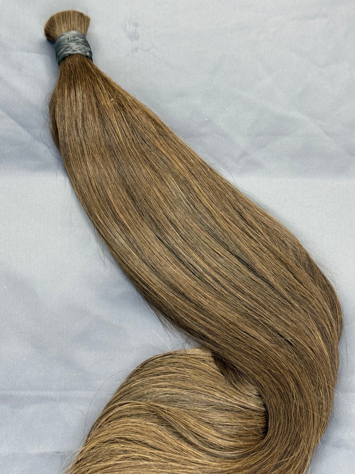 (#2) Dark Brown Bulk hair extension