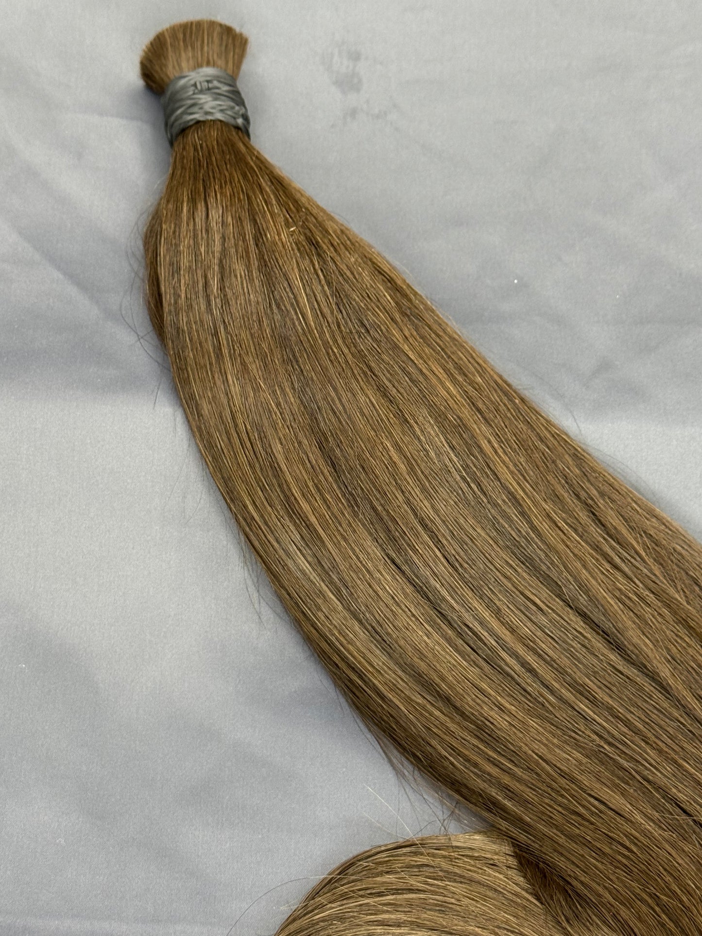 (#2) Dark Brown Bulk hair extension