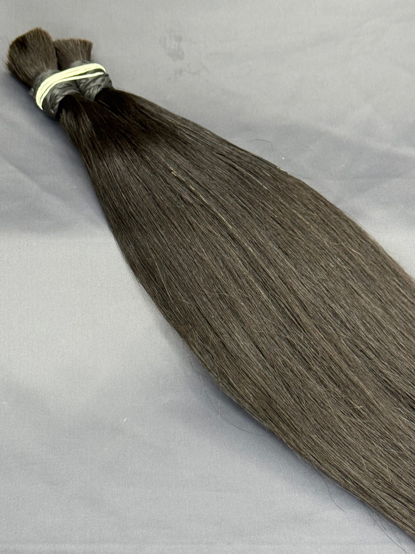 (#1) Jet Black | Bulk hair extension