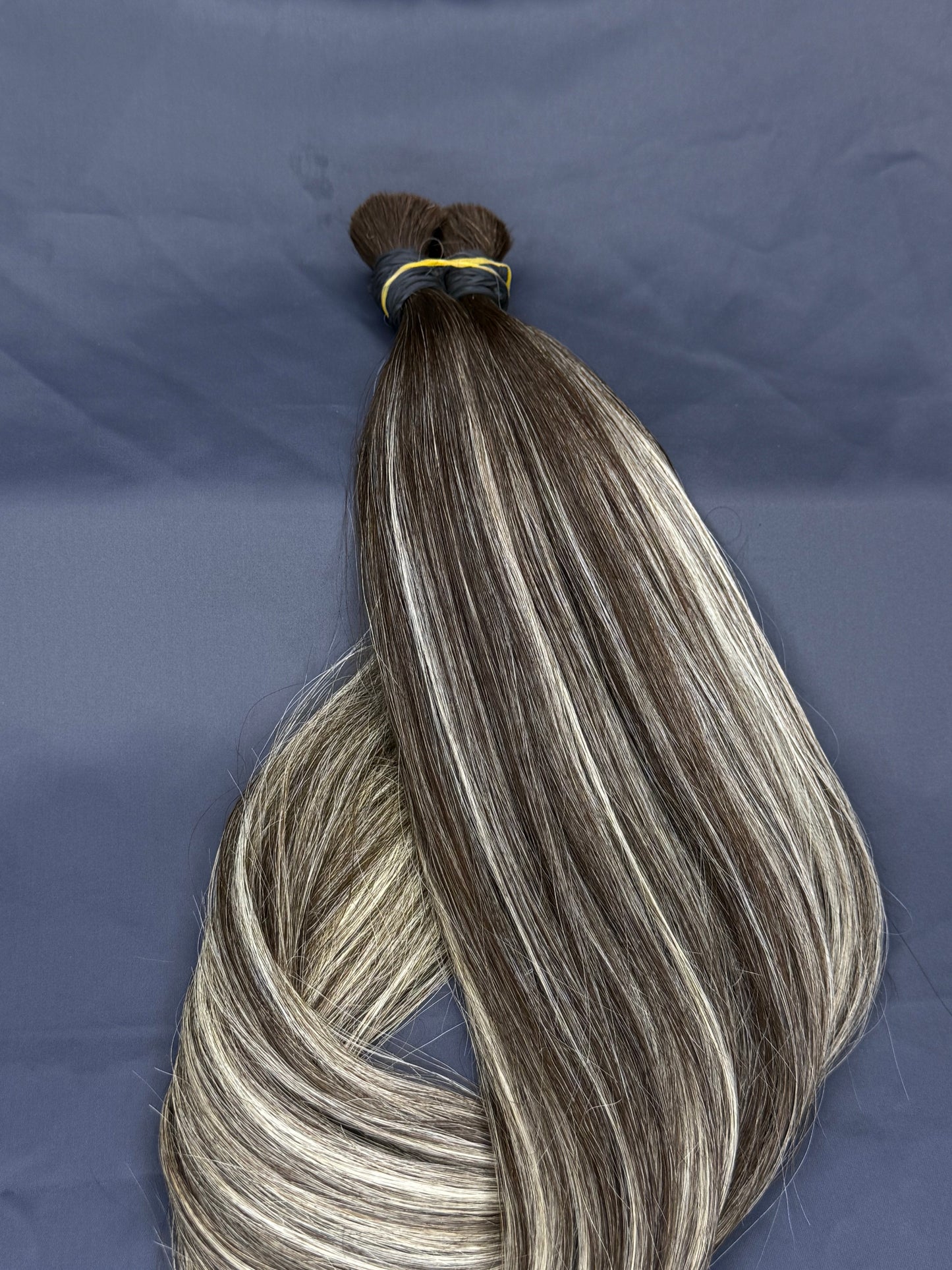 (#17/18) Cool Brown/Dirty Blonde Balayage | Bulk hair extension