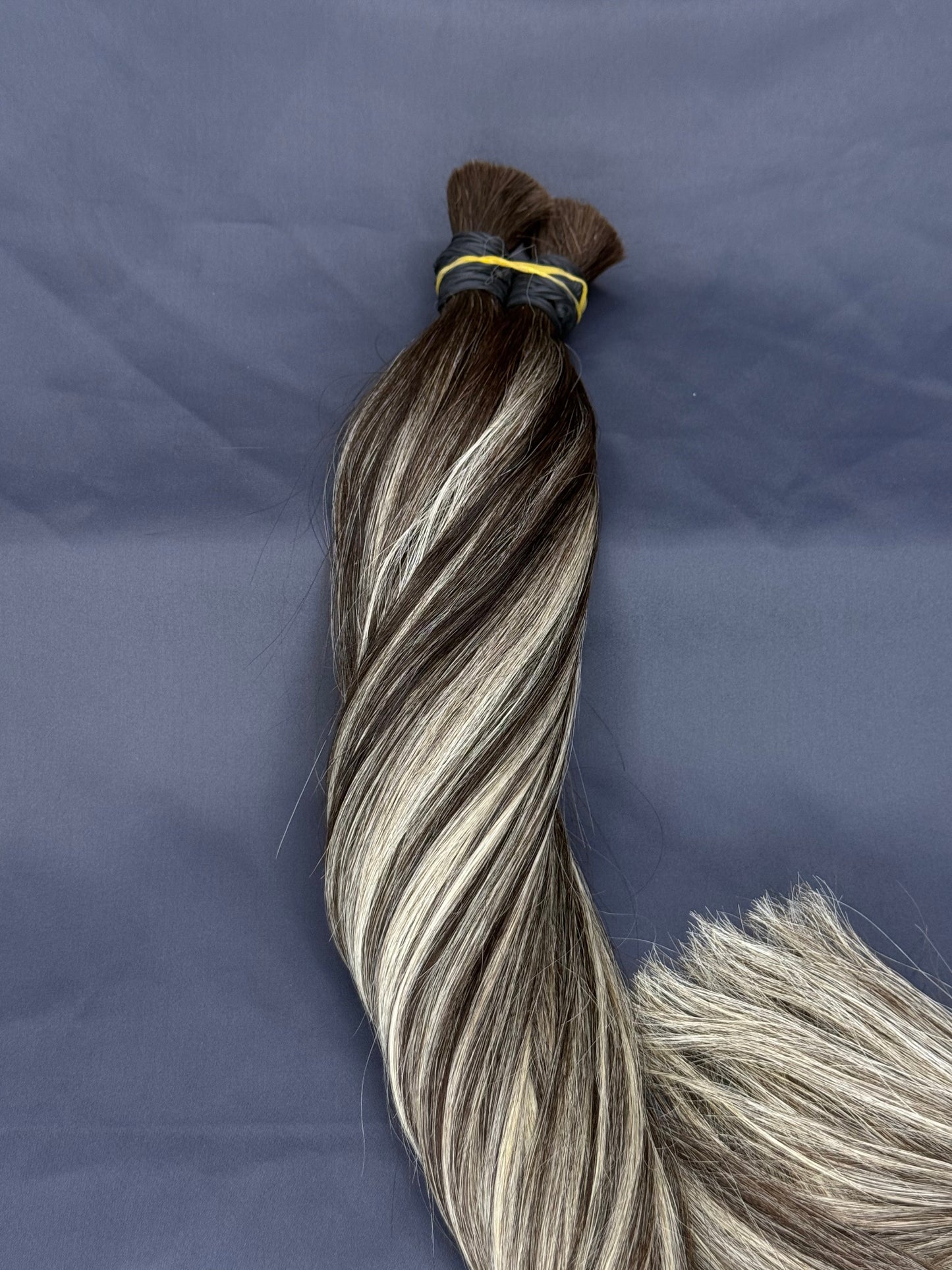 (#17/18) Cool Brown/Dirty Blonde Balayage | Bulk hair extension