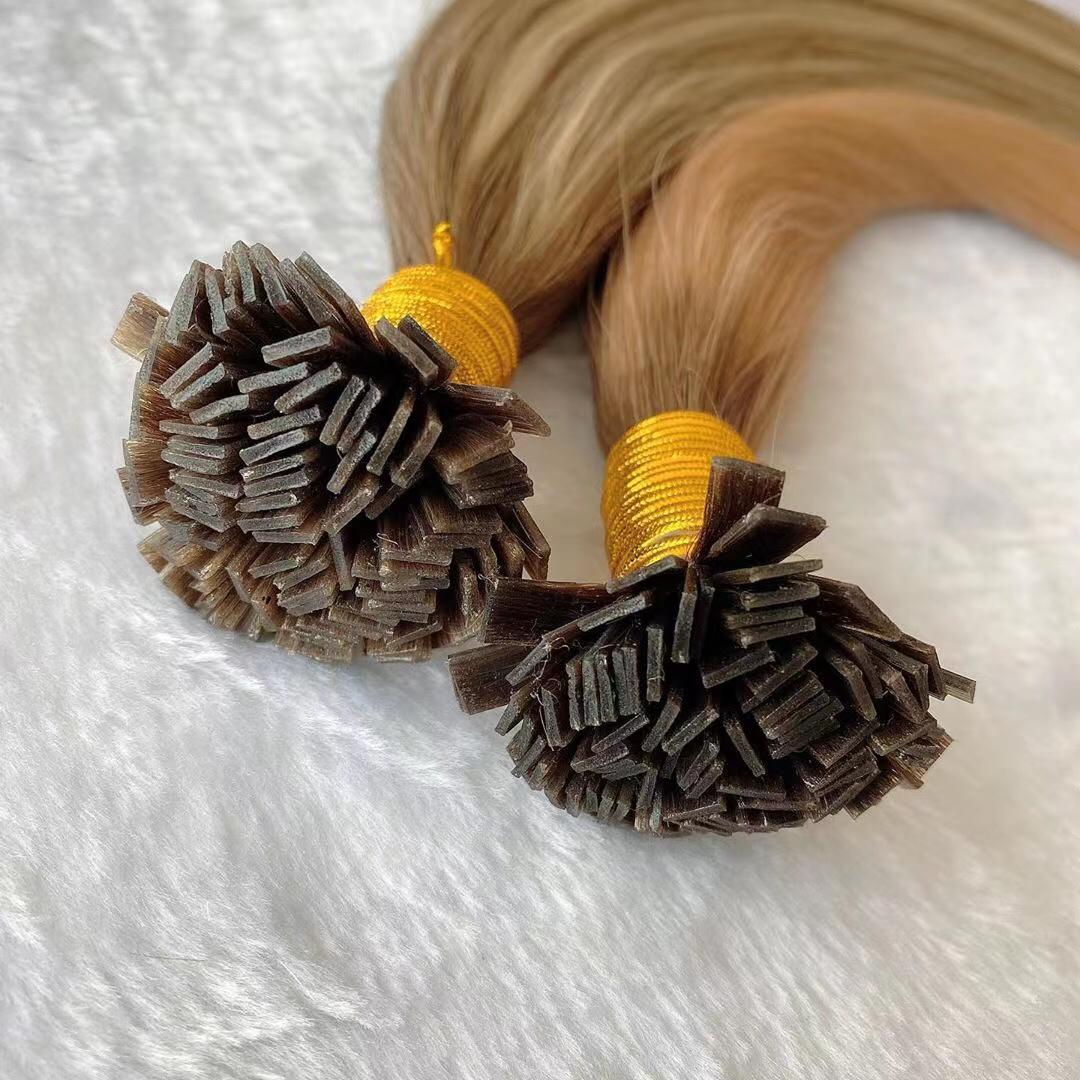 (#8) Light Ash Brown Flat type keratin 1g/strand